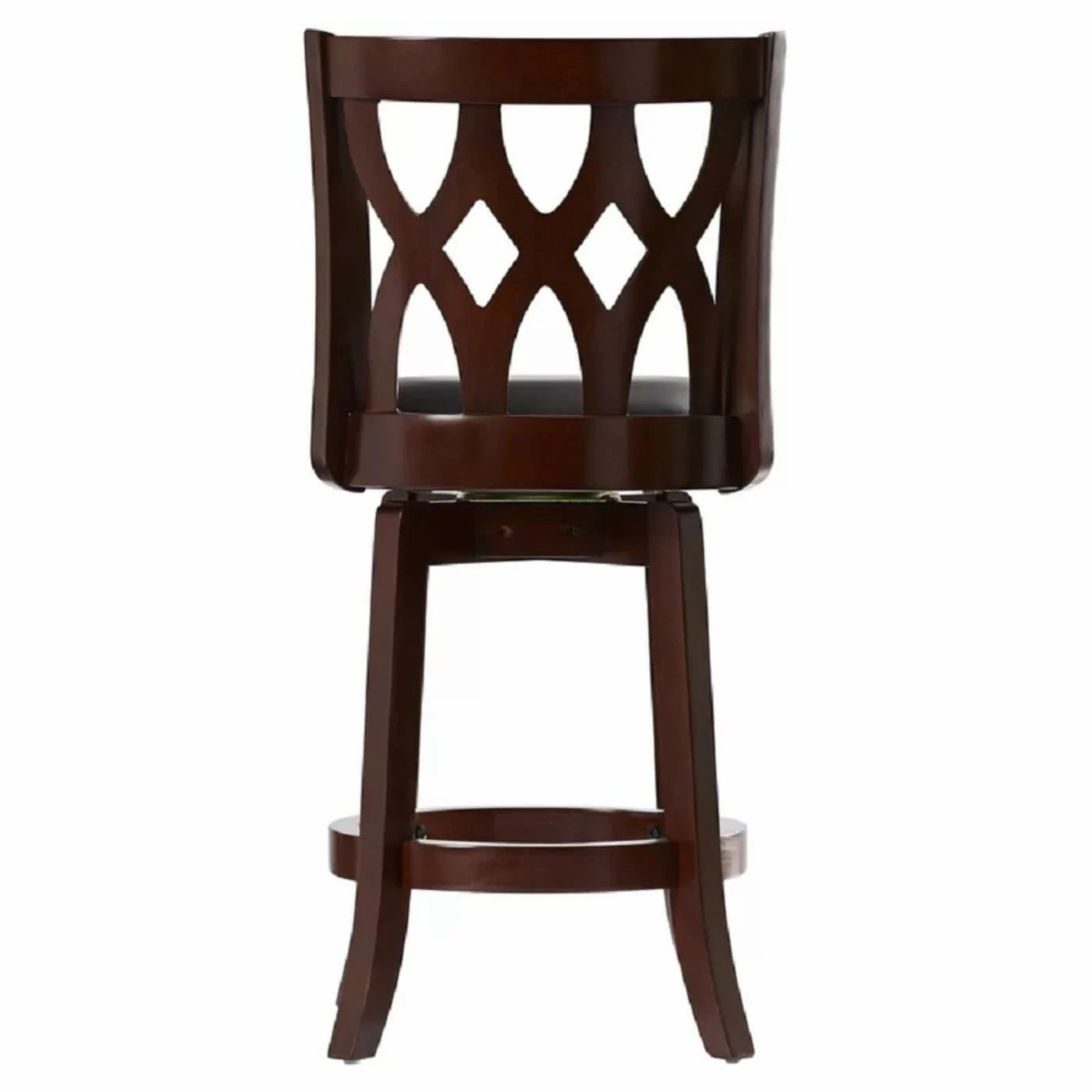 Best Pirce π Counter Height Stools Boraam Cathedral 24 In. Swivel Counter Stool - Dark Cherry π - Image 4