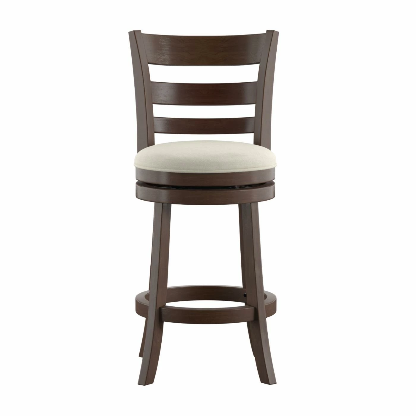 Best Sale π₯ Counter Height Stools Weston Home Edmond Collection 24H In. Swivel Counter Height Stool - Ladder Back Design π - Image 4