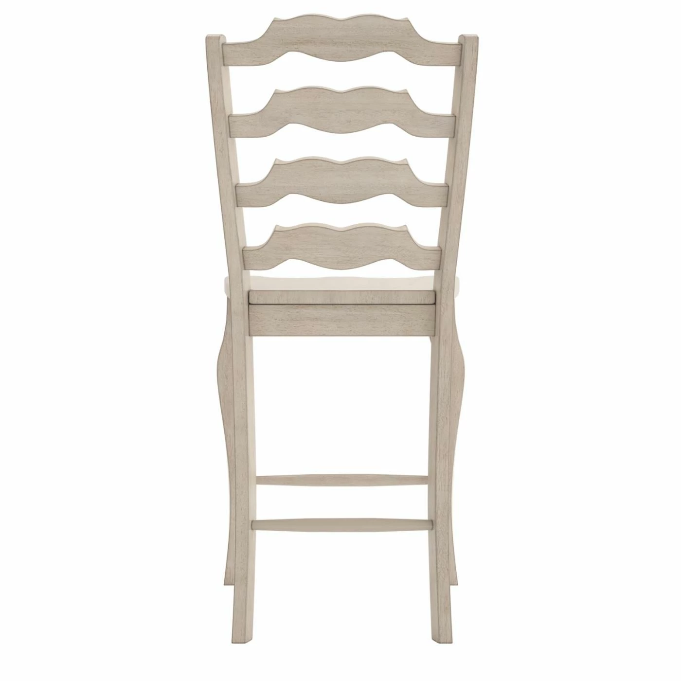 New π Counter Height Stools HumbleNest Homestead Vintage French Ladder Back 24 In. Counter Stool - Set Of 2 π― - Image 4