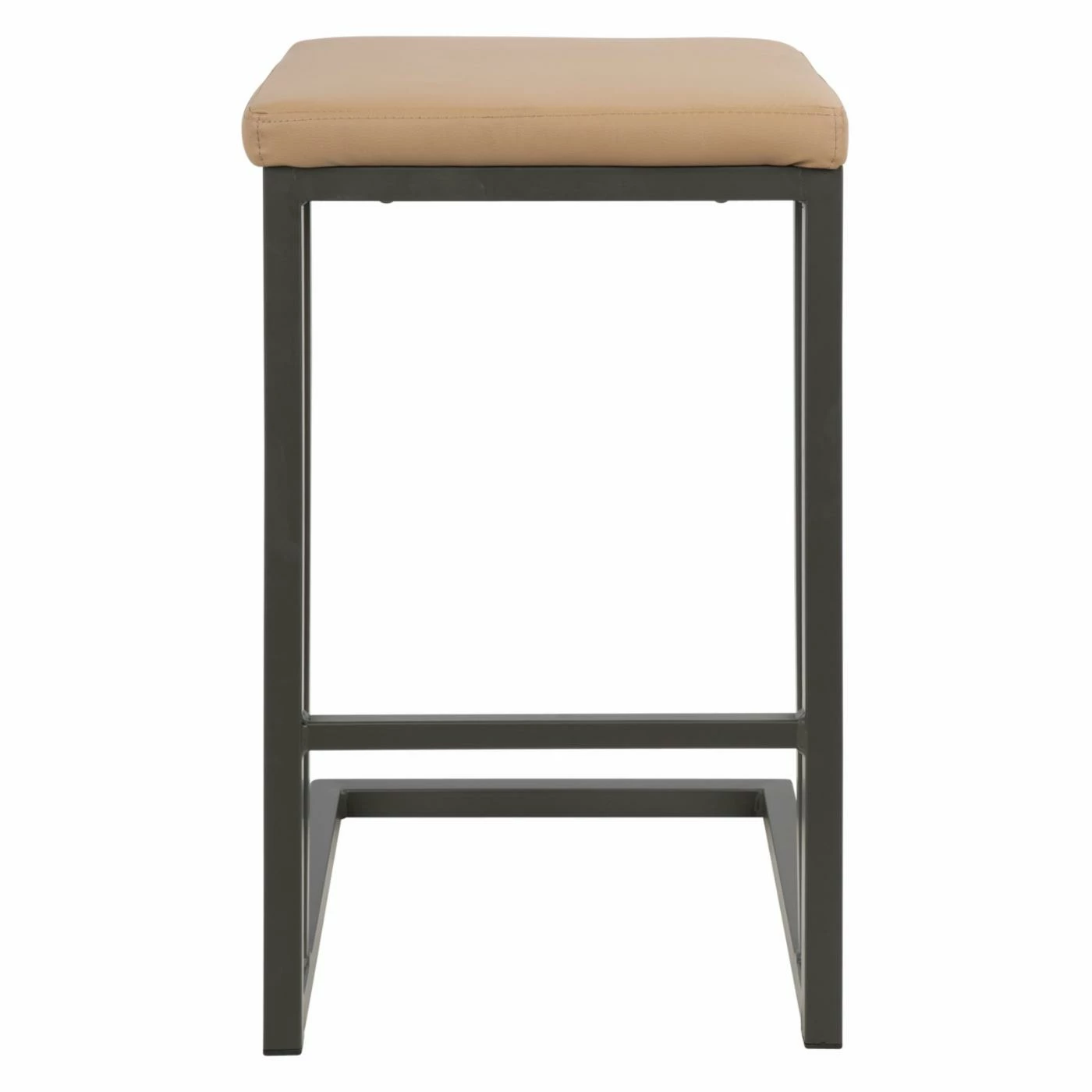 Budget π Counter Height Stools LumiSource Roman 25.75 In. Faux Leather Counter Stool - Set Of 2 π - Image 4