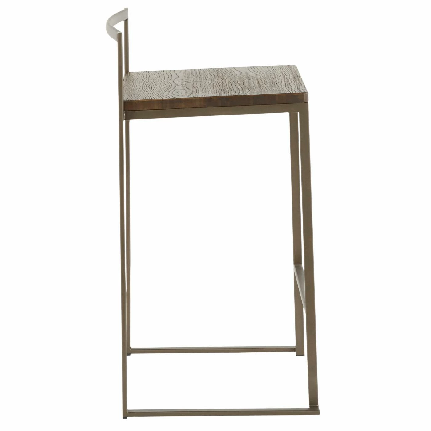 Flash Sale π Counter Height Stools LumiSource Fuji 28 In. Industrial Stackable Counter Stool - Set Of 2 π― - Image 4