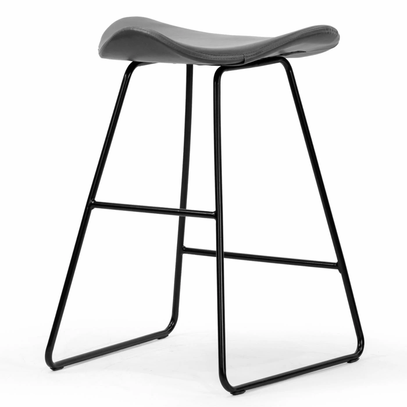 New 𧨠Counter Height Stools Glamour Home Aoi 24 In. Upholstered Backless Counter Stool - Set Of 2 β - Image 5