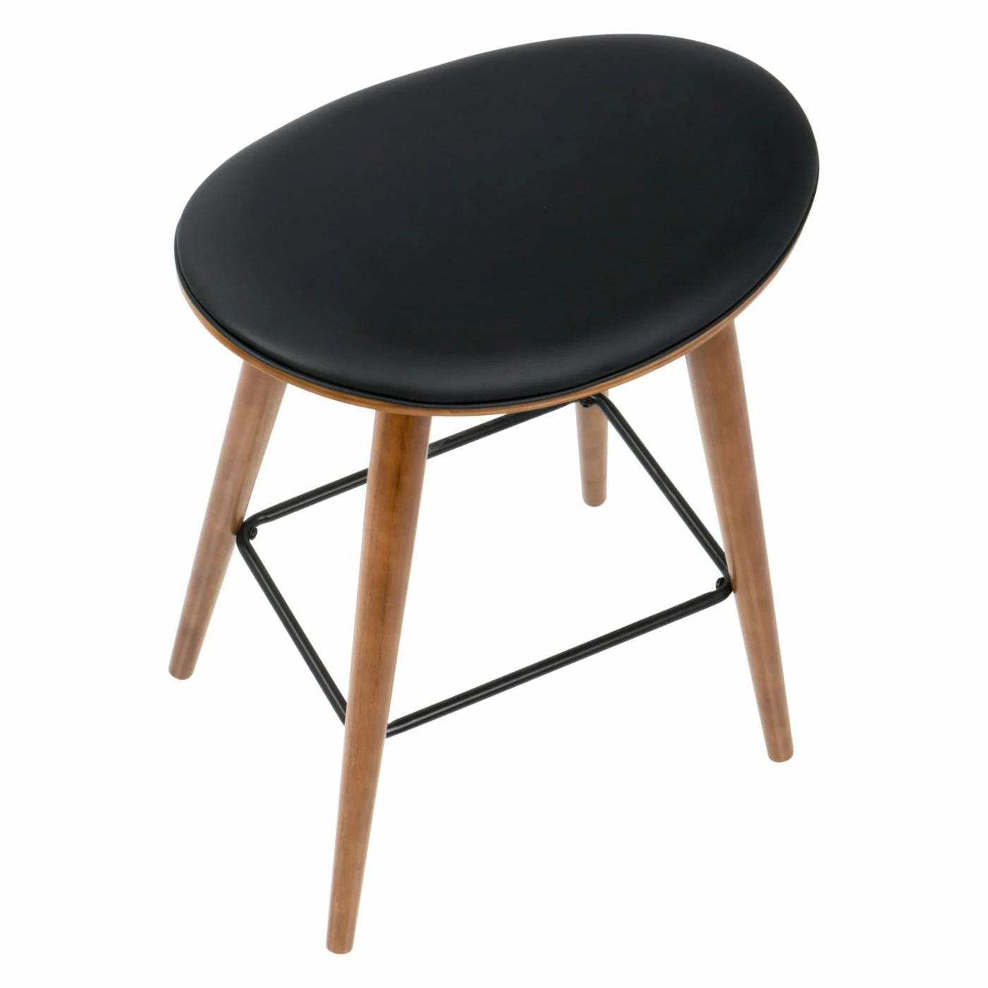 Buy β¨ Counter Height Stools LumiSource Saddle 25.75 In. Mid-Century Modern Counter Stool - Set Of 2 β - Image 6