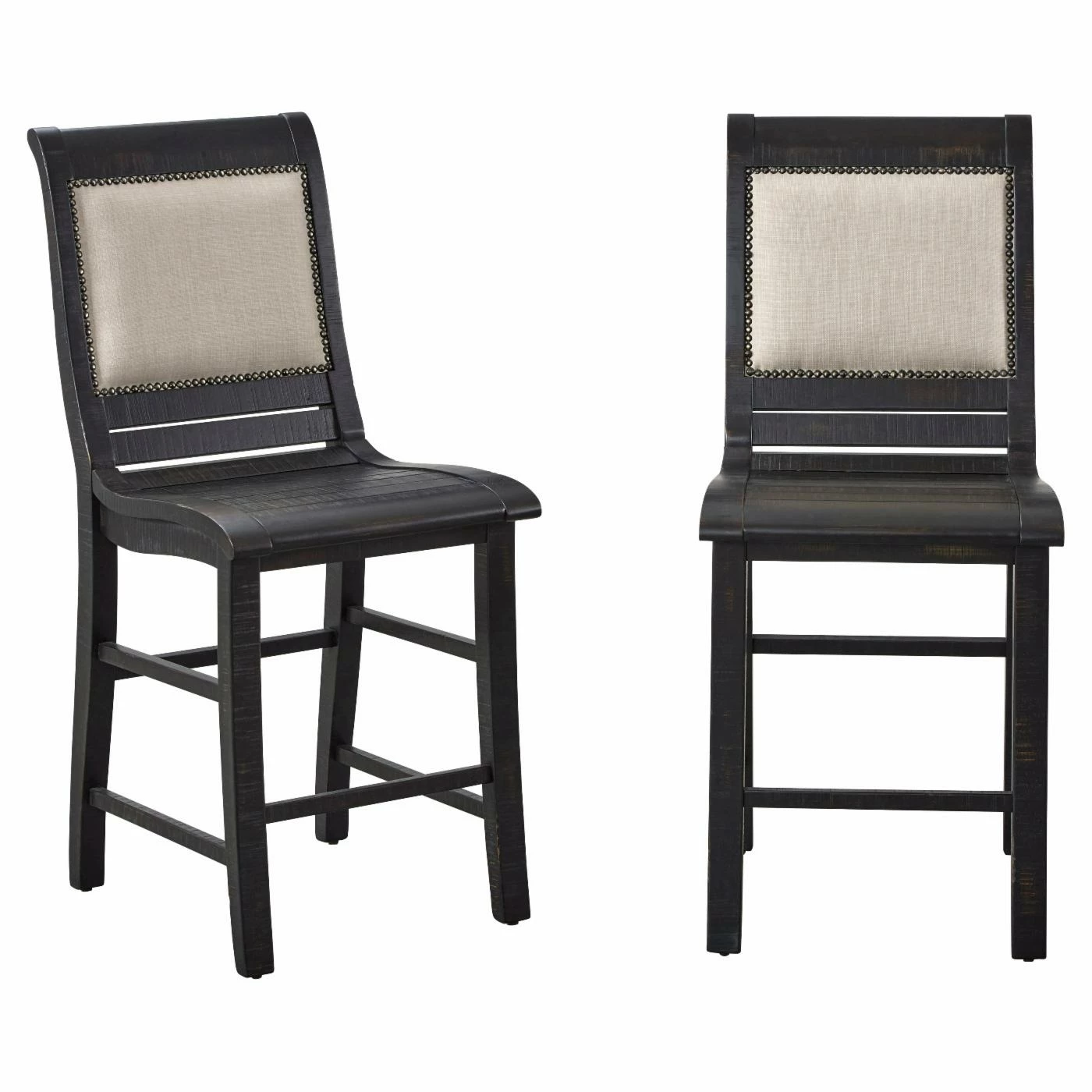 Best deal β€οΈ Counter Height Stools Progressive Furniture Willow Upholstered Counter Chair - Set Of 2 π - Image 5