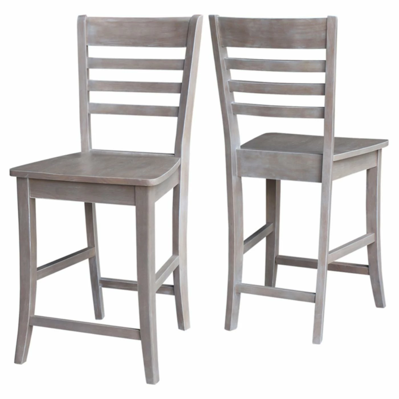 Discount π Counter Height Stools International Concepts Cosmo Ladder Back Counter Stool 𧨠- Image 6