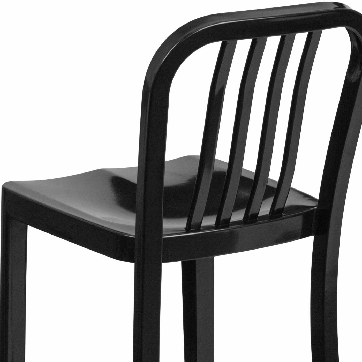 Best deal π Counter Height Stools Flash Furniture 24 In. Metal Indoor-Outdoor Counter Height Stool With Slat Back π - Image 7