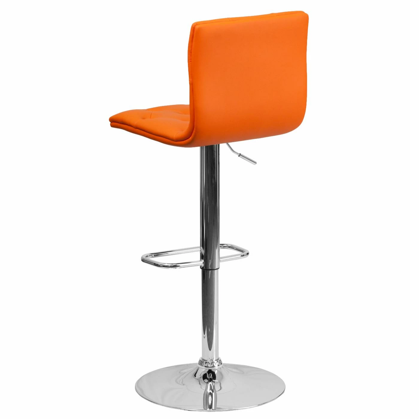 Wholesale β Counter Height Stools Flash Furniture Contemporary Button Tufted Adjustable Bar Stool With Chrome Base π - Image 7