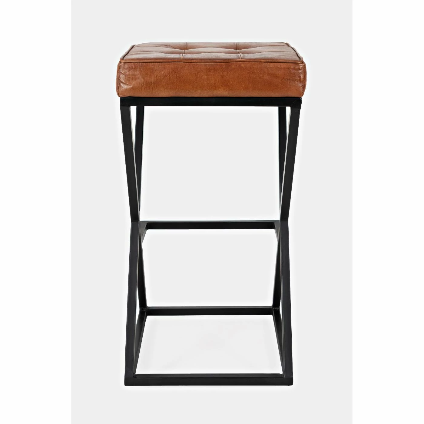 Budget π Counter Height Stools Jofran Global Archive Brooks 29 In. Genuine Leather Bar Stool β¨ - Image 7