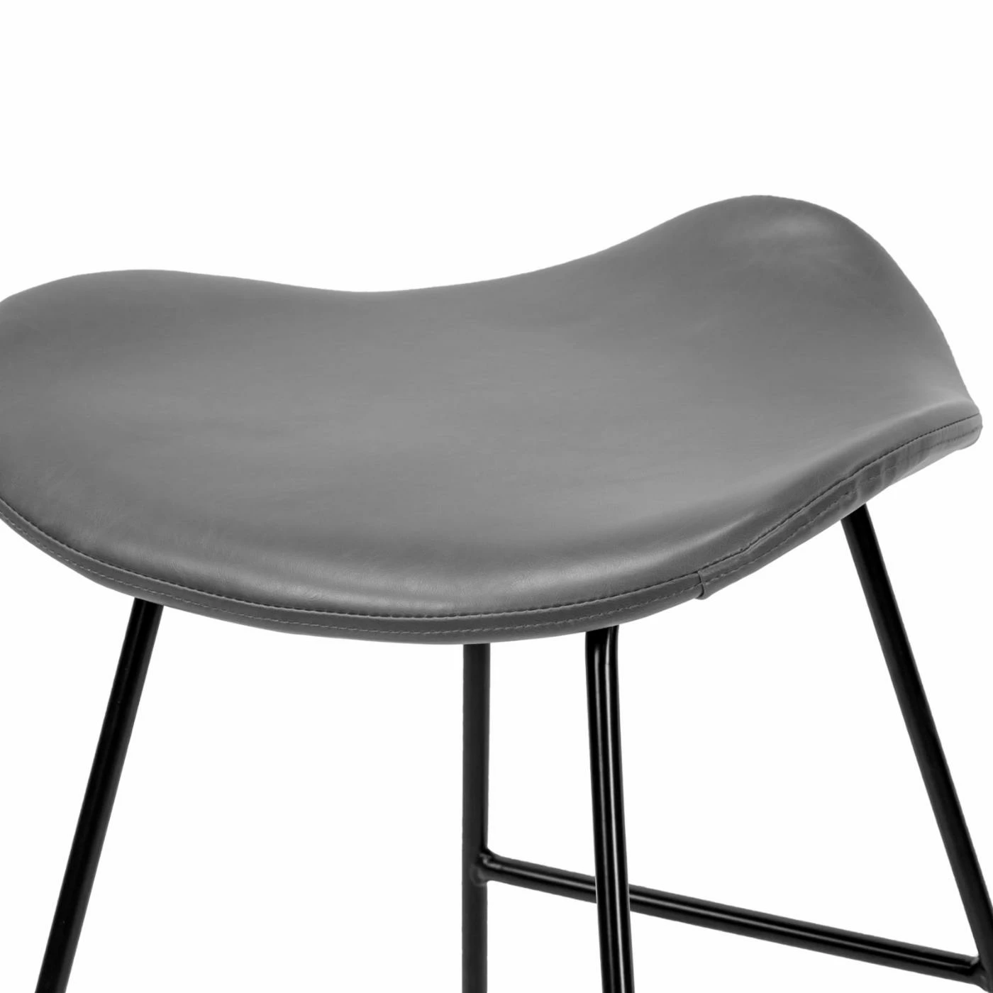 New 𧨠Counter Height Stools Glamour Home Aoi 24 In. Upholstered Backless Counter Stool - Set Of 2 β - Image 6