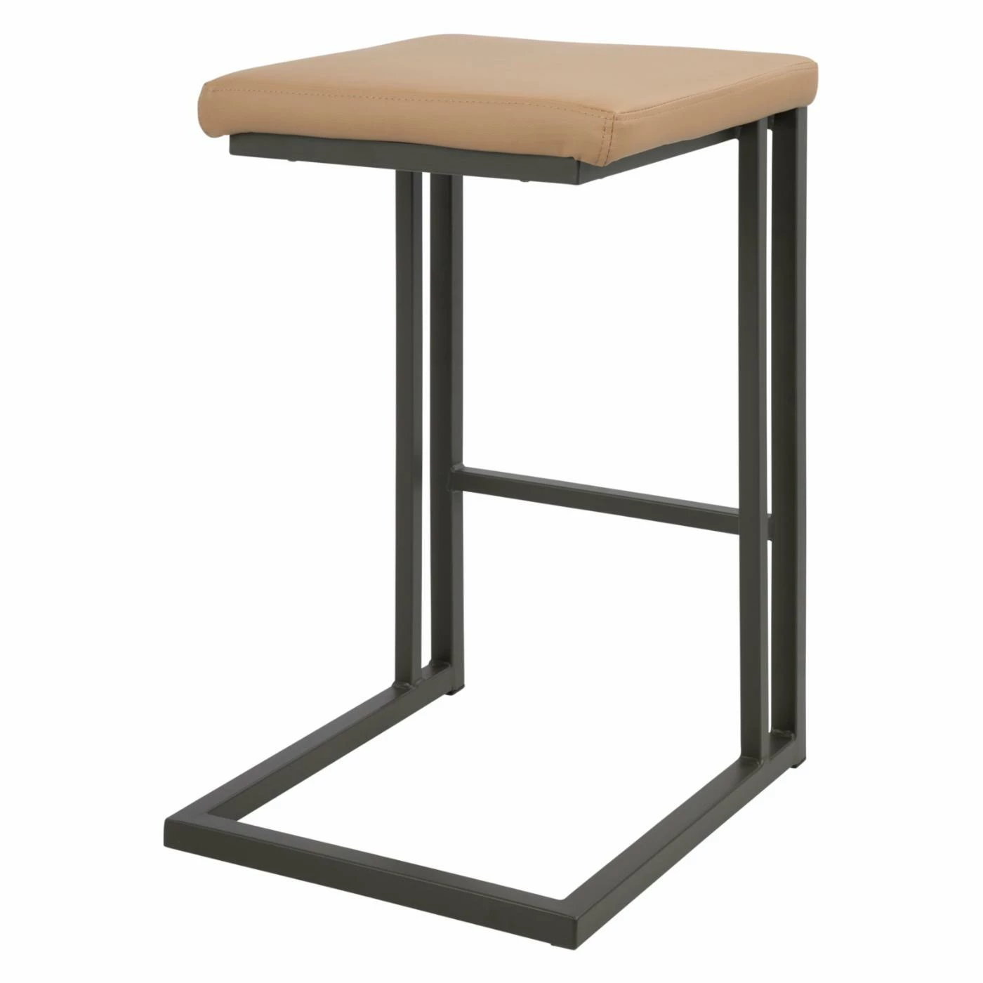 Budget π Counter Height Stools LumiSource Roman 25.75 In. Faux Leather Counter Stool - Set Of 2 π - Image 7