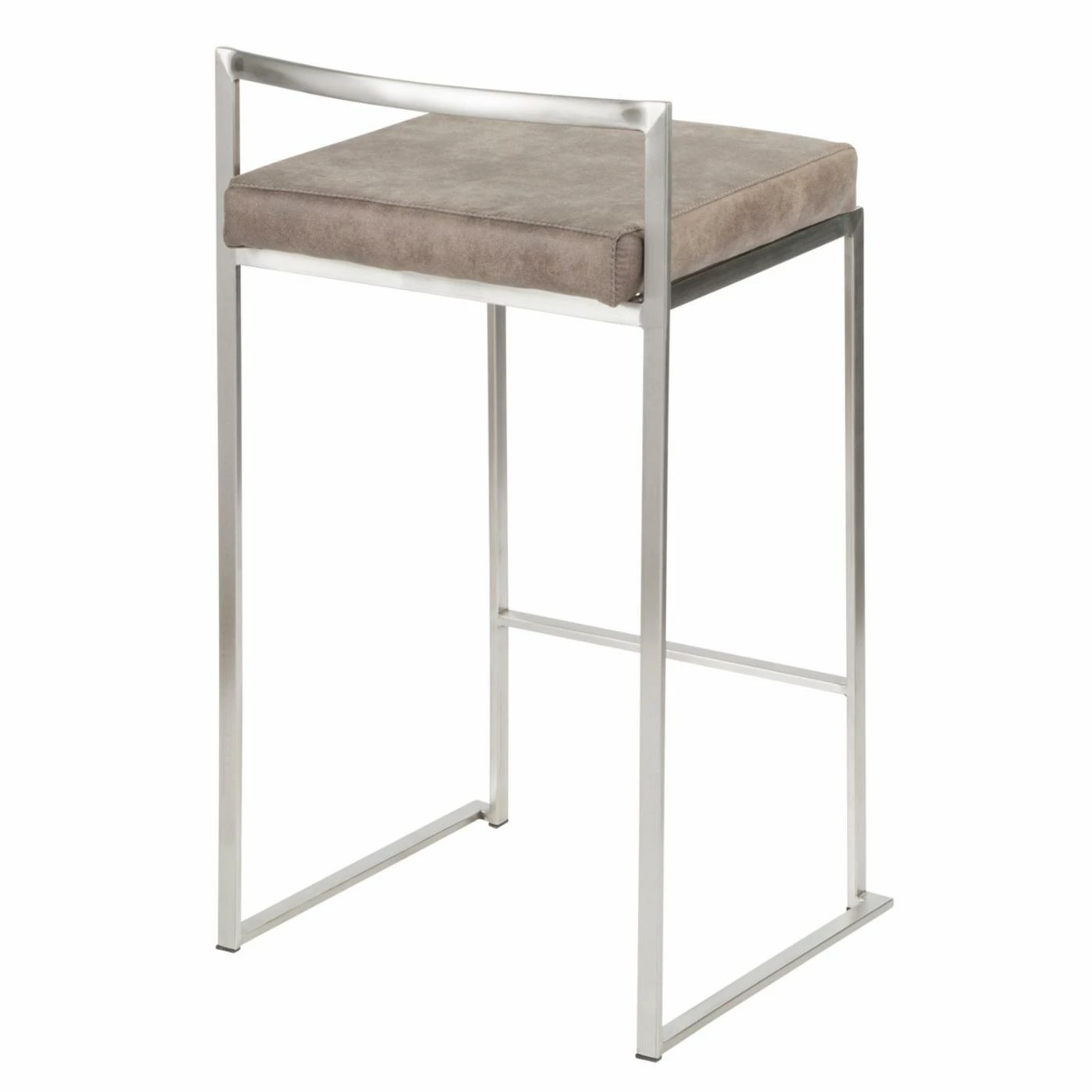 Wholesale π Counter Height Stools LumiSource Fuji 27 In. Stackable Cowboy Fabric Counter Stool - Set Of 2 π₯ - Image 7