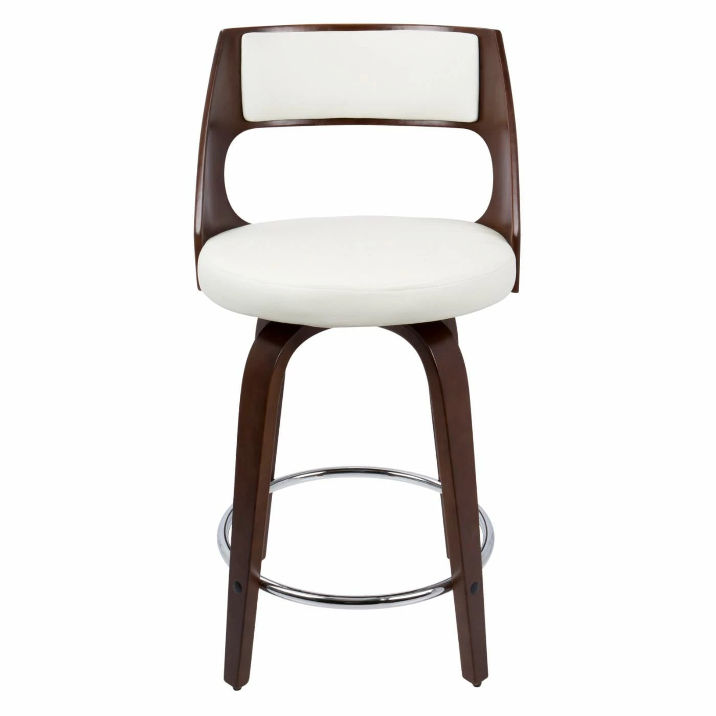 Coupon π Counter Height Stools LumiSource Cecina 24 In. Keyhole Swivel Counter Stool - Set Of 2 β€οΈ - Image 7