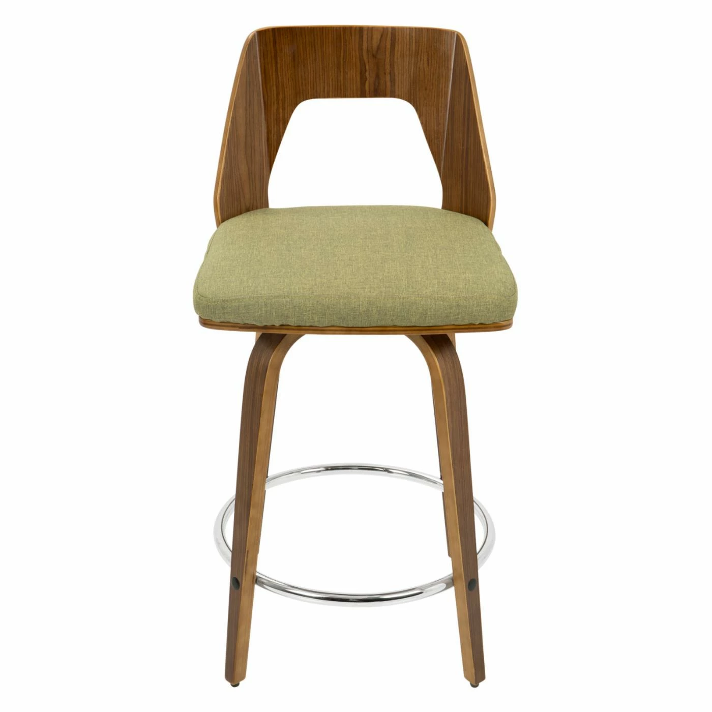 Coupon π Counter Height Stools LumiSource Trilogy 24 In. Keyhole Fabric Counter Stool - Set Of 2 π - Image 7