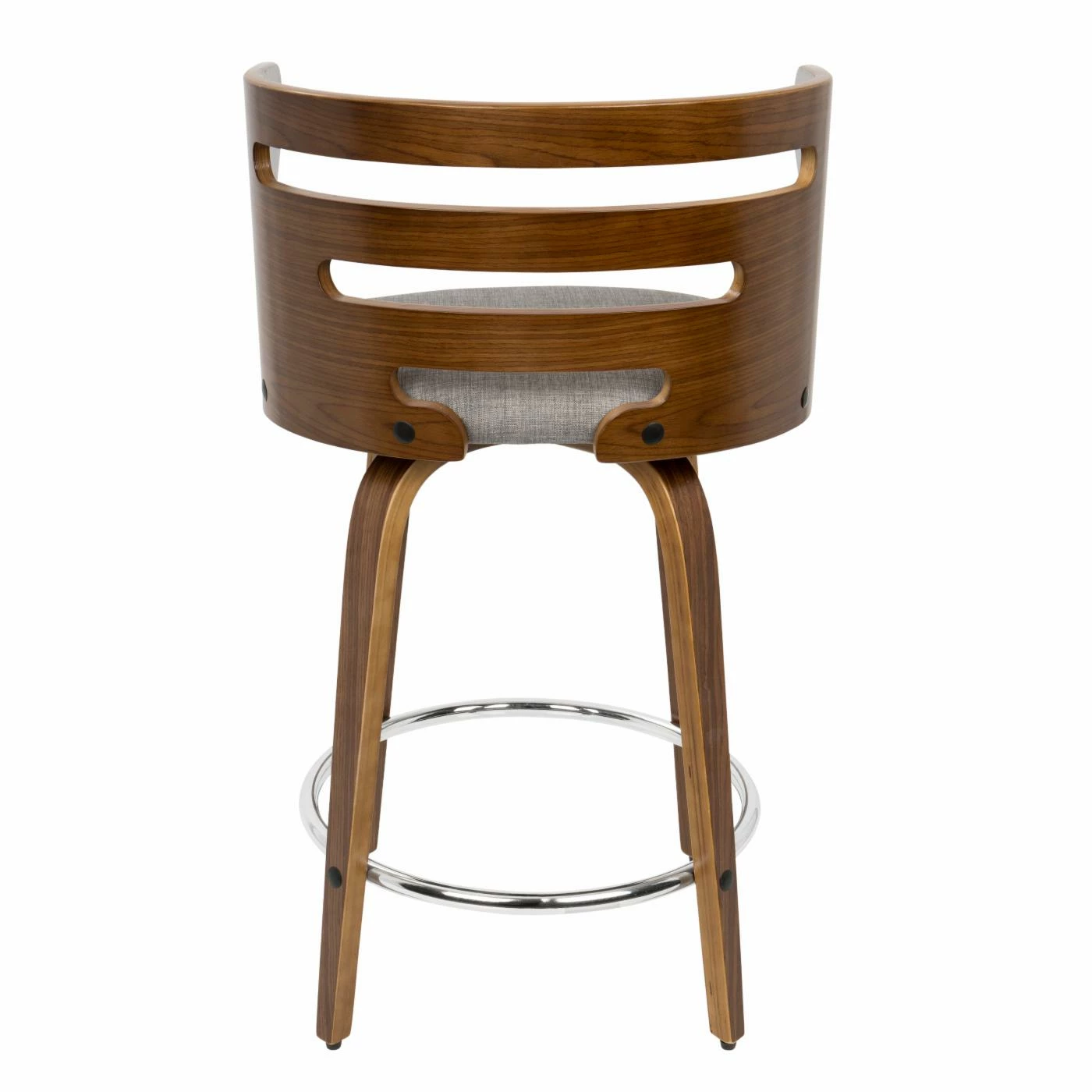 Best Sale π― Counter Height Stools LumiSource Cosini 24 In. Mid-Century Modern Counter Stool With Swivel - Set Of 2 𧨠- Image 7