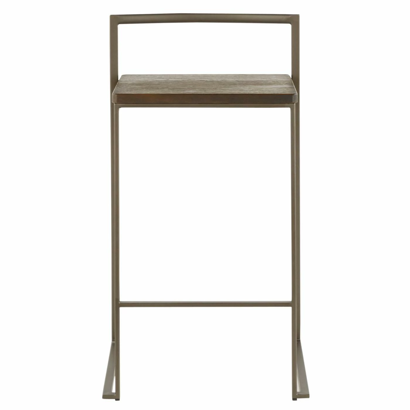 Flash Sale π Counter Height Stools LumiSource Fuji 28 In. Industrial Stackable Counter Stool - Set Of 2 π― - Image 7