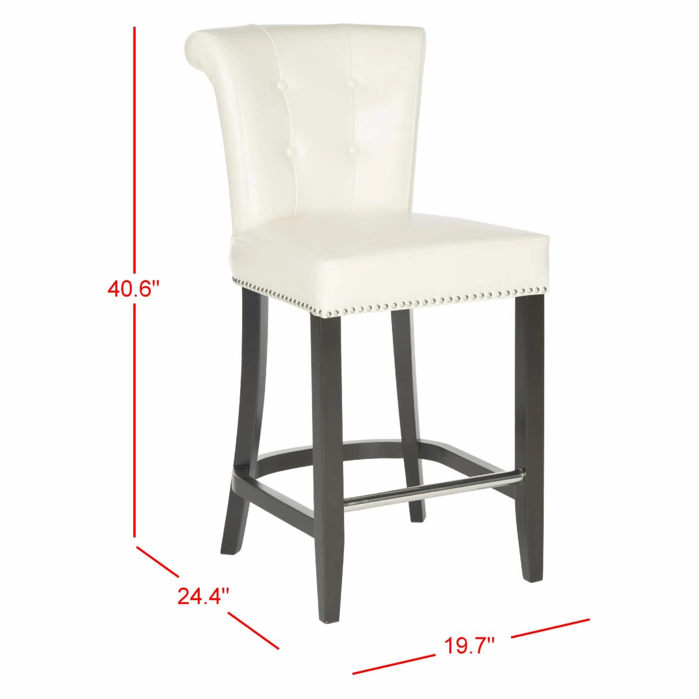 Best deal π€© Counter Height Stools Safavieh Addo 25.7 In. Ring Counter Stool π₯ - Image 7