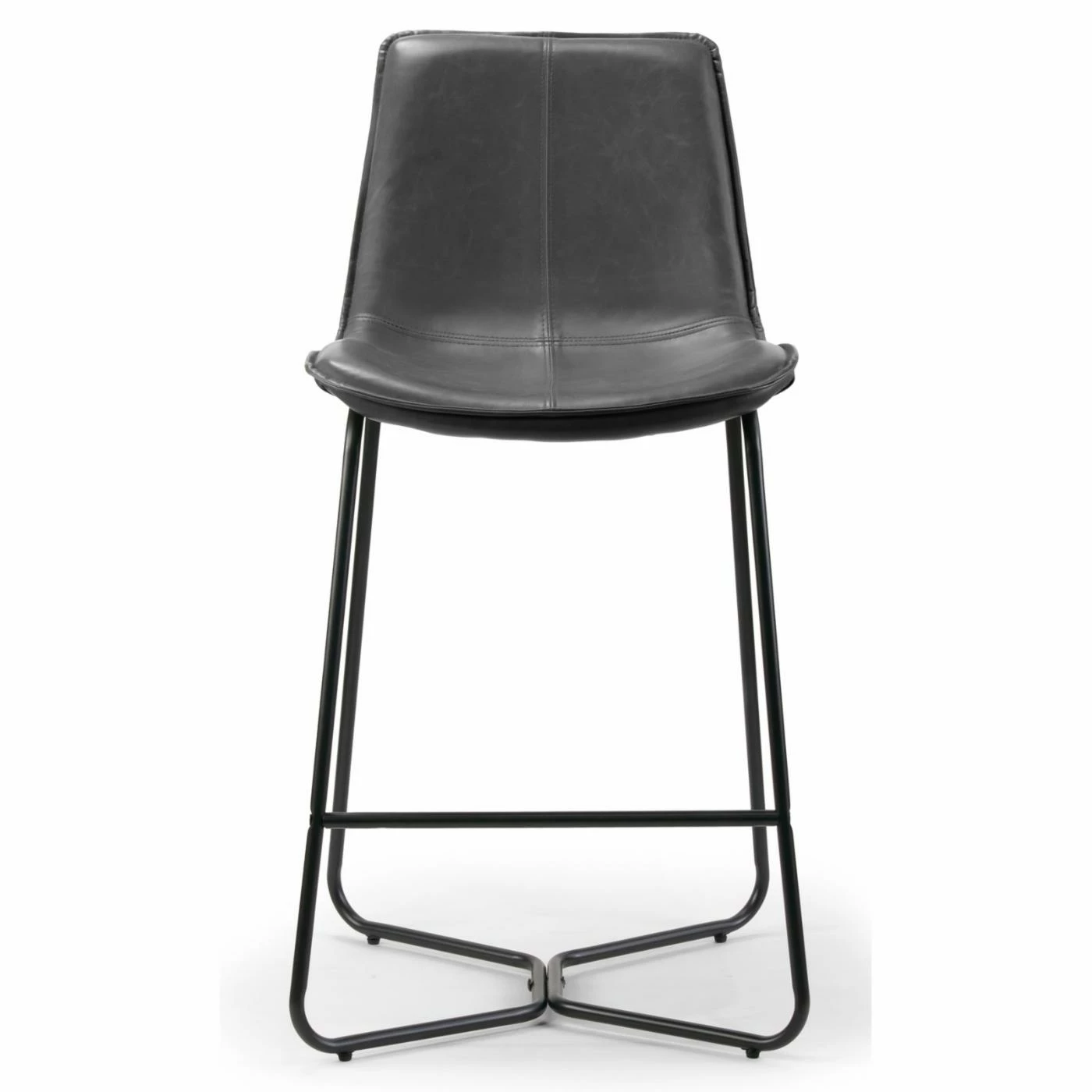Buy π Counter Height Stools Glamour Home Amery 25.75 In. Faux Leather Counter Stool - Set Of 2 β - Image 8