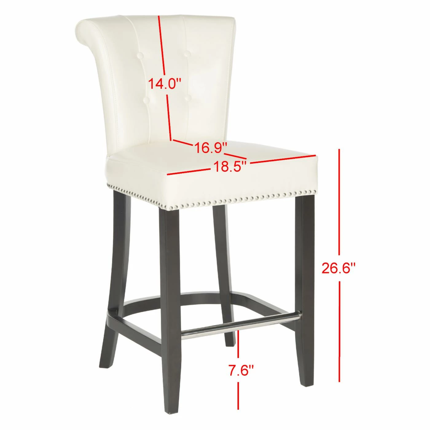 Best deal π€© Counter Height Stools Safavieh Addo 25.7 In. Ring Counter Stool π₯ - Image 8