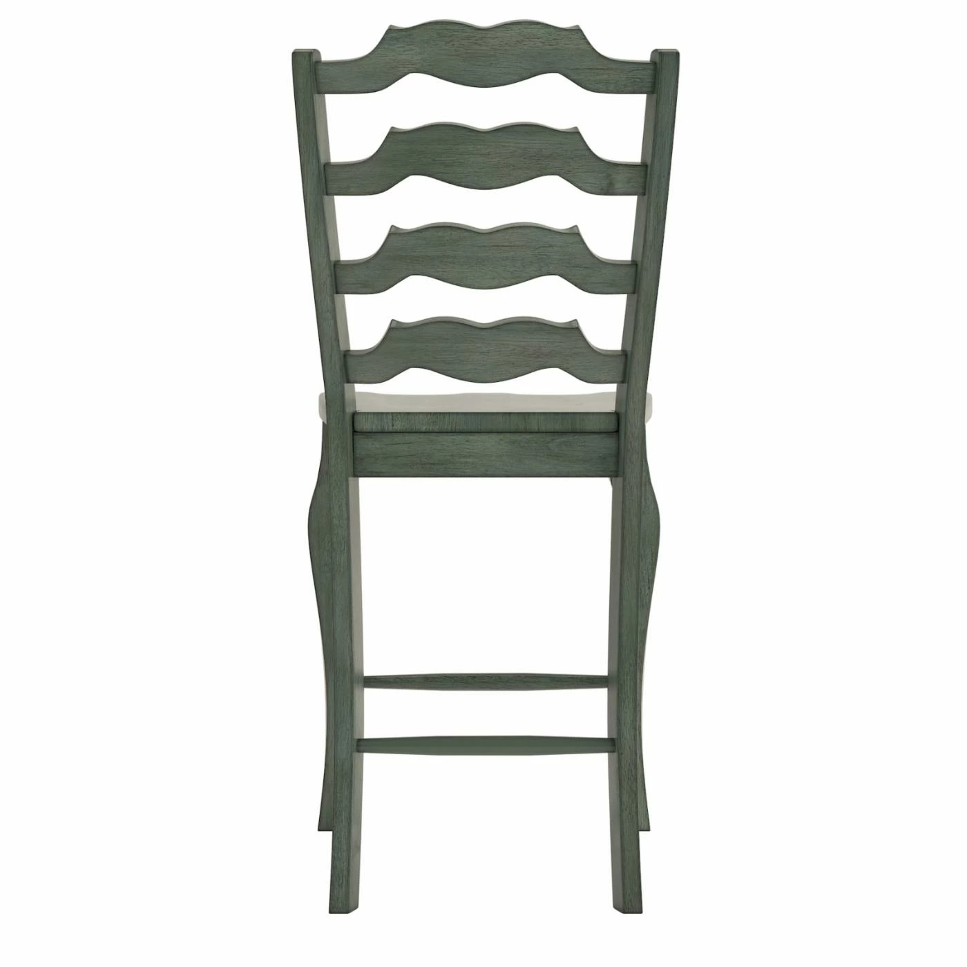 New π Counter Height Stools HumbleNest Homestead Vintage French Ladder Back 24 In. Counter Stool - Set Of 2 π― - Image 9