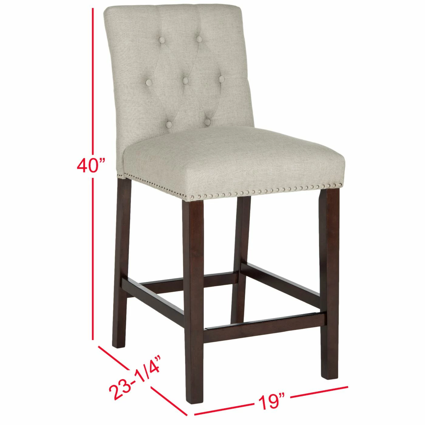 Promo π Counter Height Stools Safavieh Norah 27.5 In. Counter Stool - Set Of 2 β€οΈ - Image 9