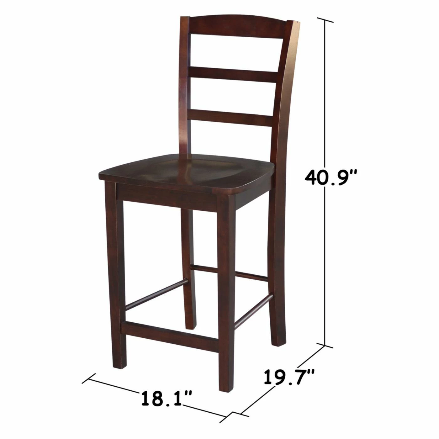 Discount π Counter Height Stools International Concepts Madrid Counter Height Stool π - Image 9
