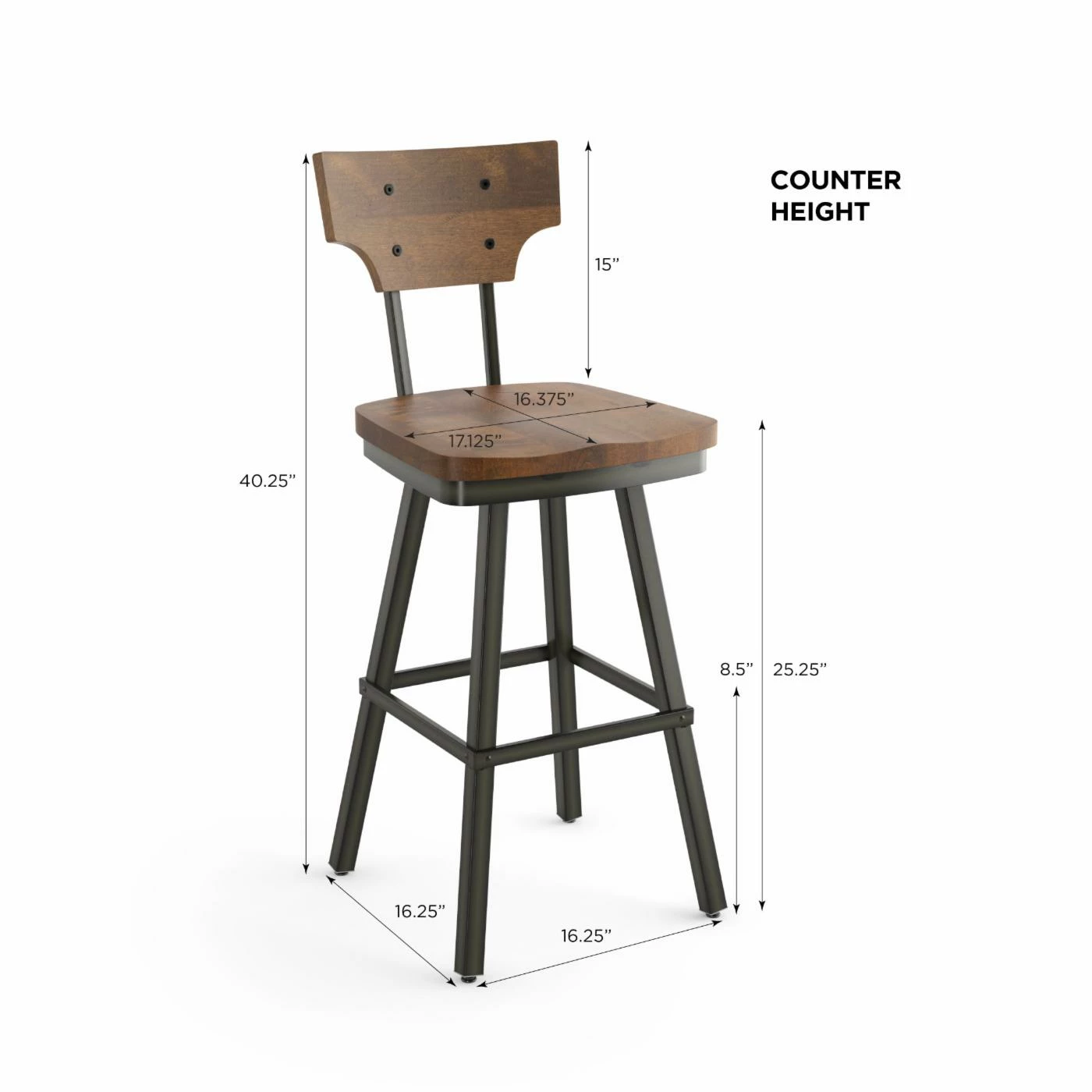 Top 10 π€© Counter Height Stools Amisco Ferguson 26 In. Swivel Counter Stool π - Image 10
