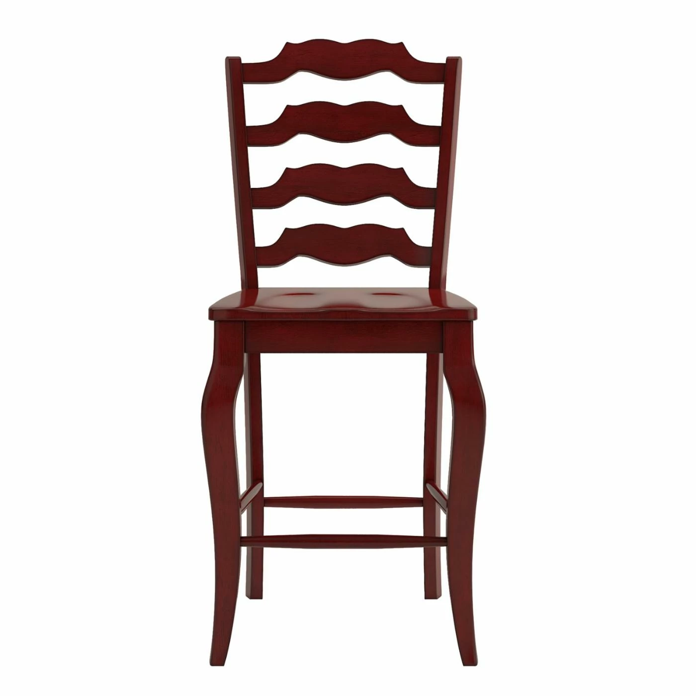 New π Counter Height Stools HumbleNest Homestead Vintage French Ladder Back 24 In. Counter Stool - Set Of 2 π― - Image 10