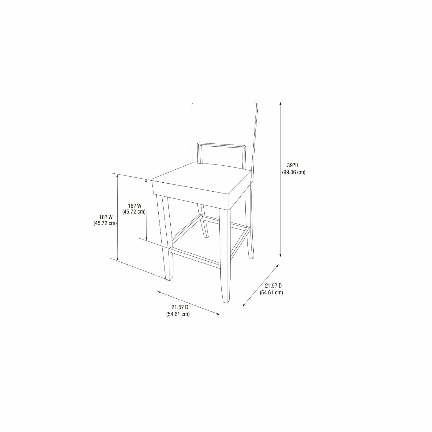 Flash Sale 𧨠Counter Height Stools Linon Vega 24 In. Counter Stool - Agean Blue π₯ - Image 7