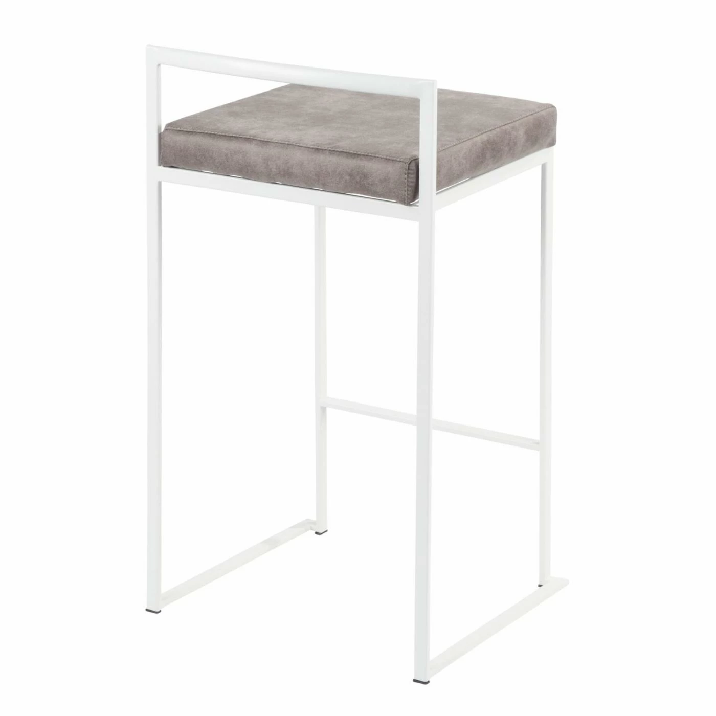 Wholesale π Counter Height Stools LumiSource Fuji 27 In. Stackable Cowboy Fabric Counter Stool - Set Of 2 π₯ - Image 10