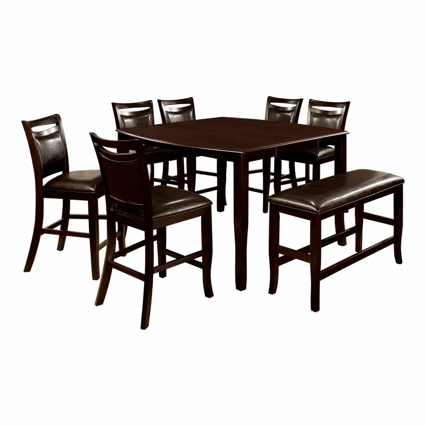 Outlet β¨ Counter Height Stools Furniture Of America Ridgeway Counter Height Side Dining Chair - Set Of 2 π - Image 3