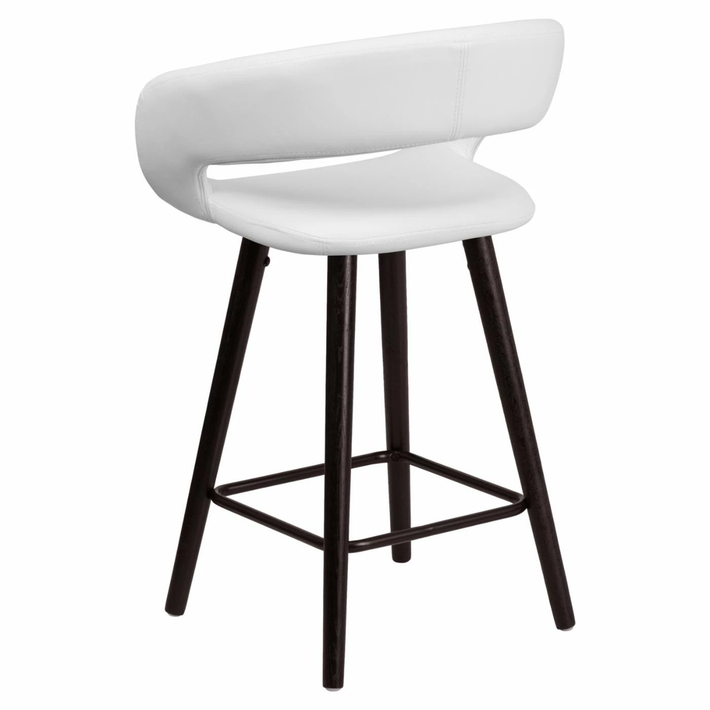 Wholesale β¨ Counter Height Stools Flash Furniture Brynn 24 In. Contemporary Rounded Low Back Legged Vinyl Counter Stool π - Image 3