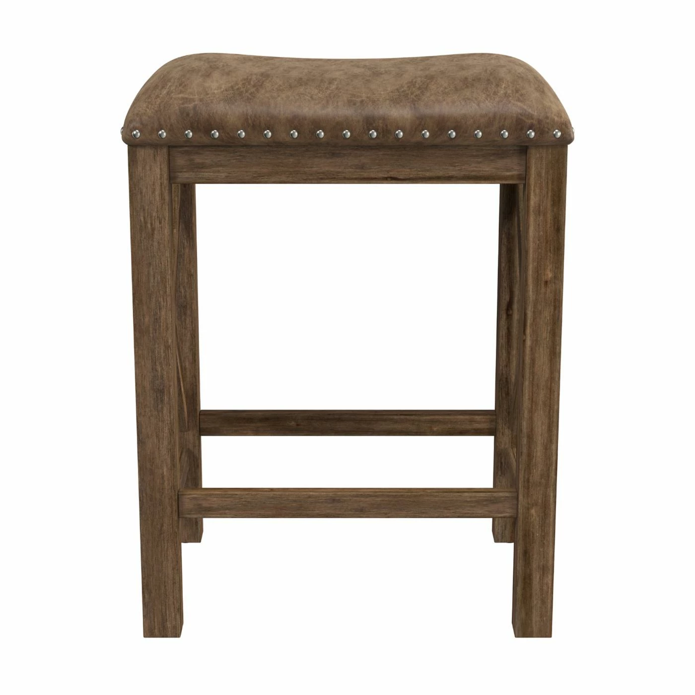 Best deal π Counter Height Stools Hillsdale Furniture Willow Bend Antique Walnut Stationary 26 In. Counter Height Stool - Set Of 2 π₯° - Image 3