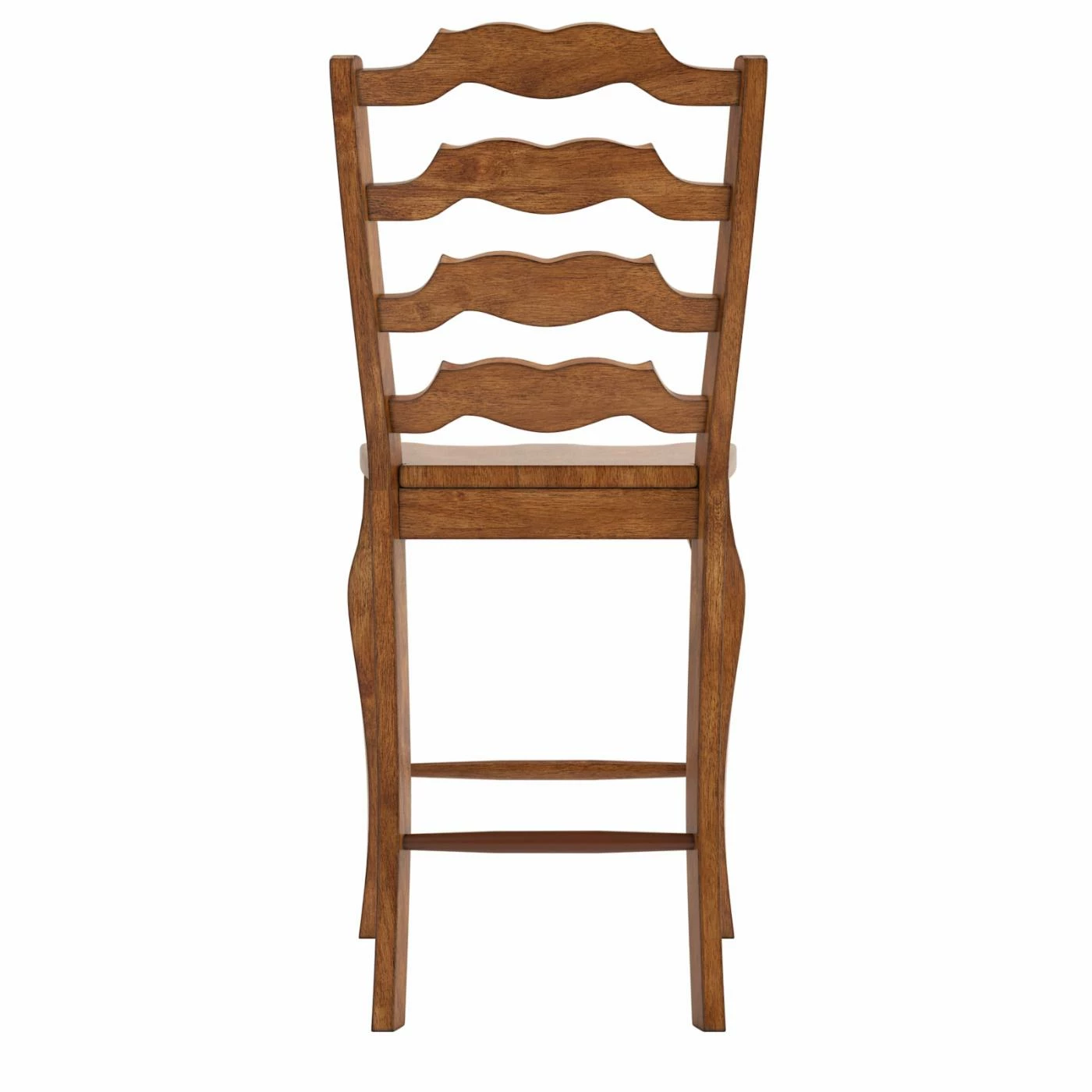 New π Counter Height Stools HumbleNest Homestead Vintage French Ladder Back 24 In. Counter Stool - Set Of 2 π― - Image 3