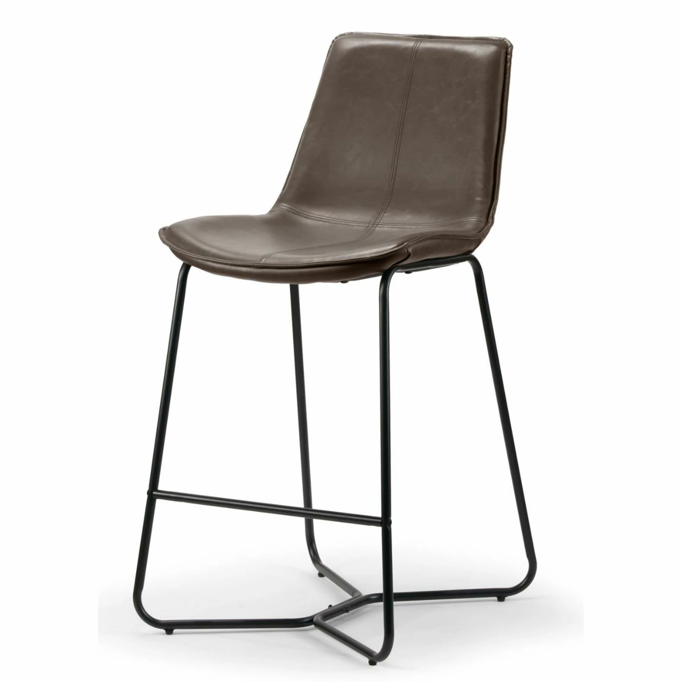 Buy π Counter Height Stools Glamour Home Amery 25.75 In. Faux Leather Counter Stool - Set Of 2 β - Image 3