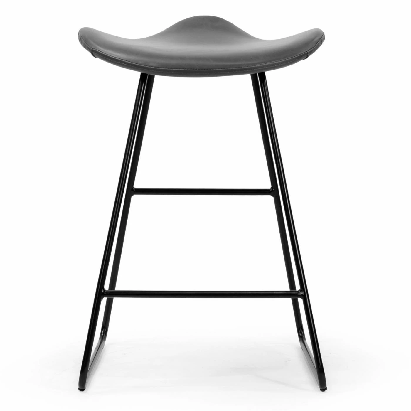 New 𧨠Counter Height Stools Glamour Home Aoi 24 In. Upholstered Backless Counter Stool - Set Of 2 β - Image 2