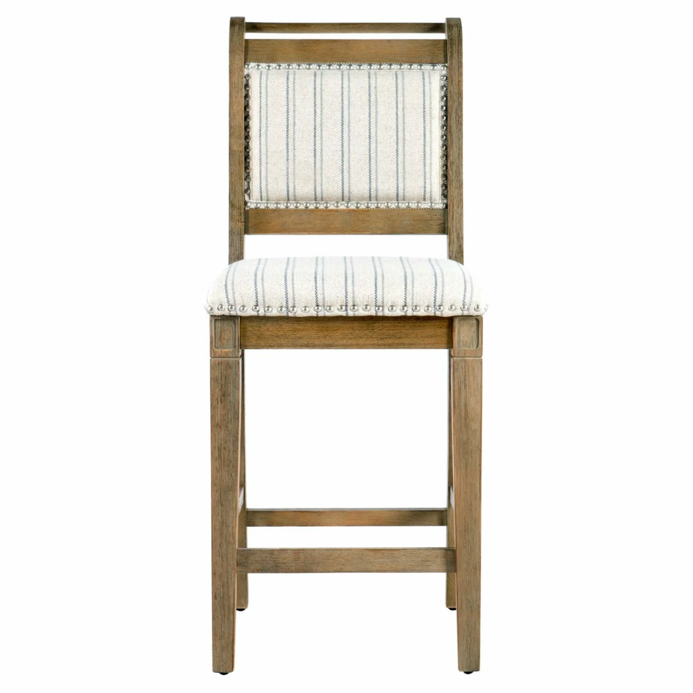 Discount π Counter Height Stools Linon Emmy 26 In. Upholstered Counter Stool With Nailhead Trim π - Image 3