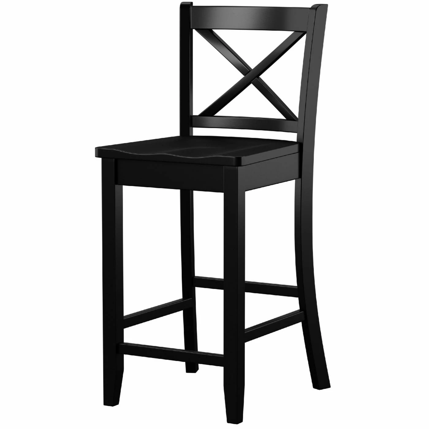 Flash Sale π₯ Counter Height Stools Linon Black X Back Counter Stool π - Image 3