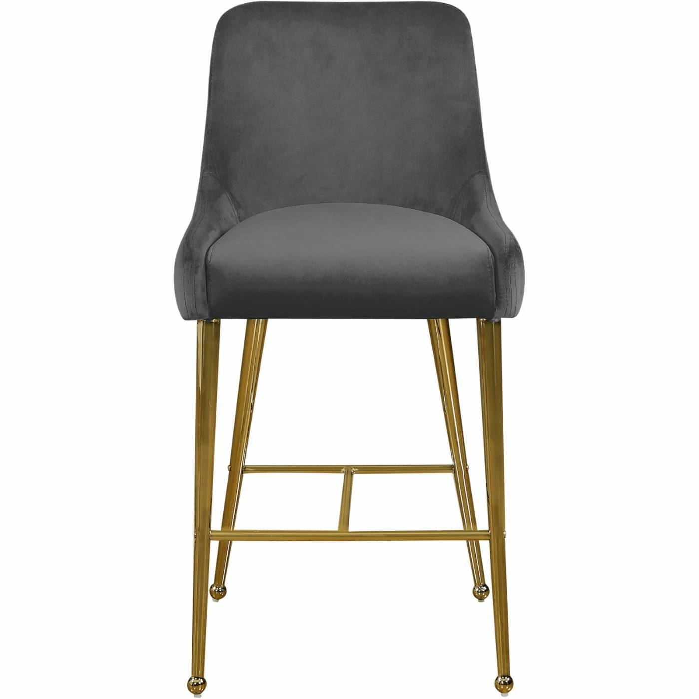 Outlet π Counter Height Stools Meridian Furniture Inc Owen 28 In. Upholstered Counter Stool - Set Of 2 β - Image 3