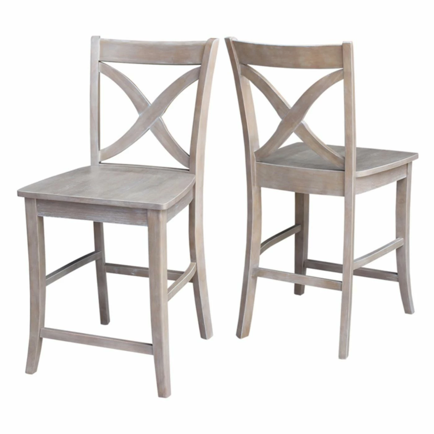 Outlet π Counter Height Stools International Concepts Cosmo X-Back Counter Stool π₯ - Image 3