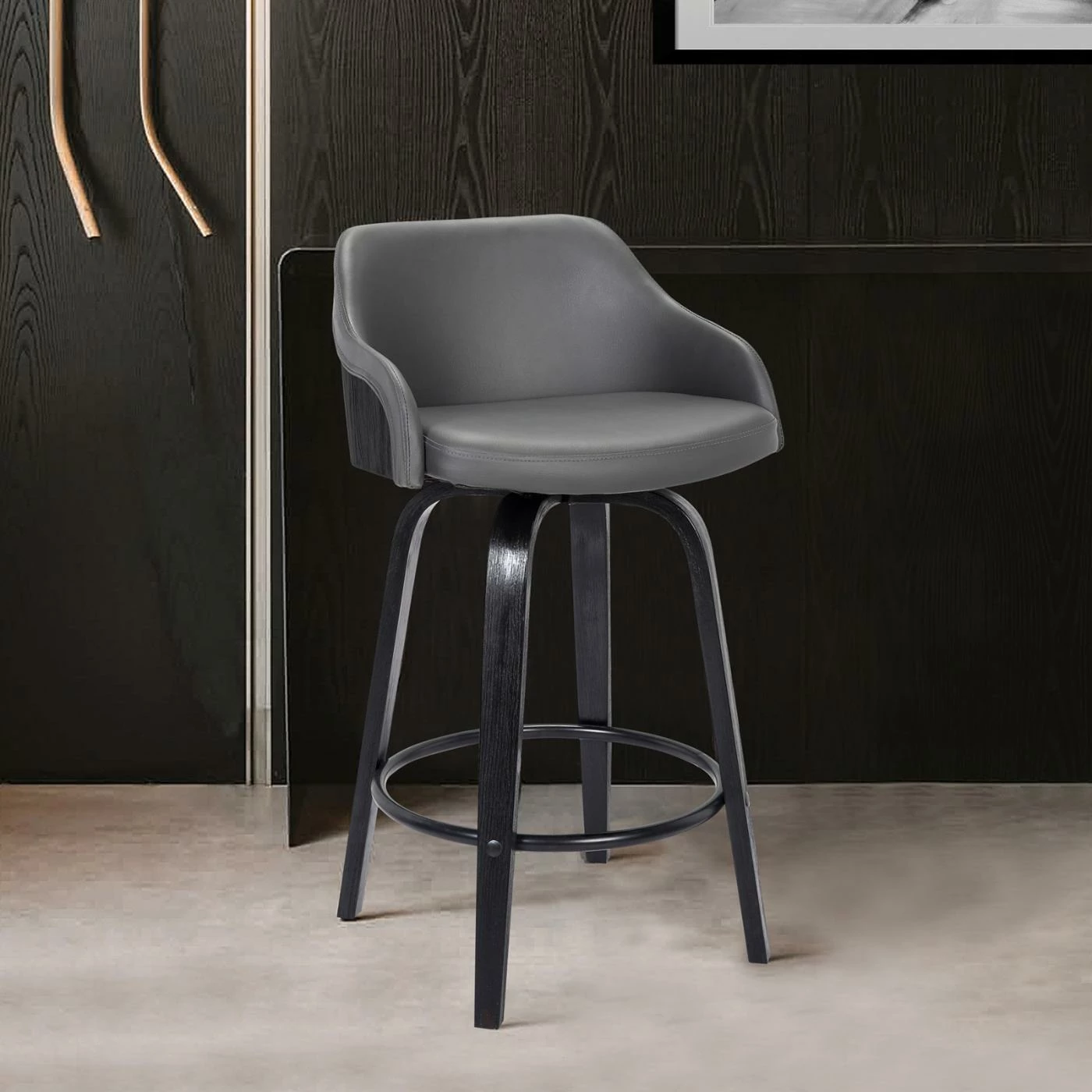 Budget β¨ Counter Height Stools Armen Living Alec 26 In. Swivel Counter Stool π - Image 2