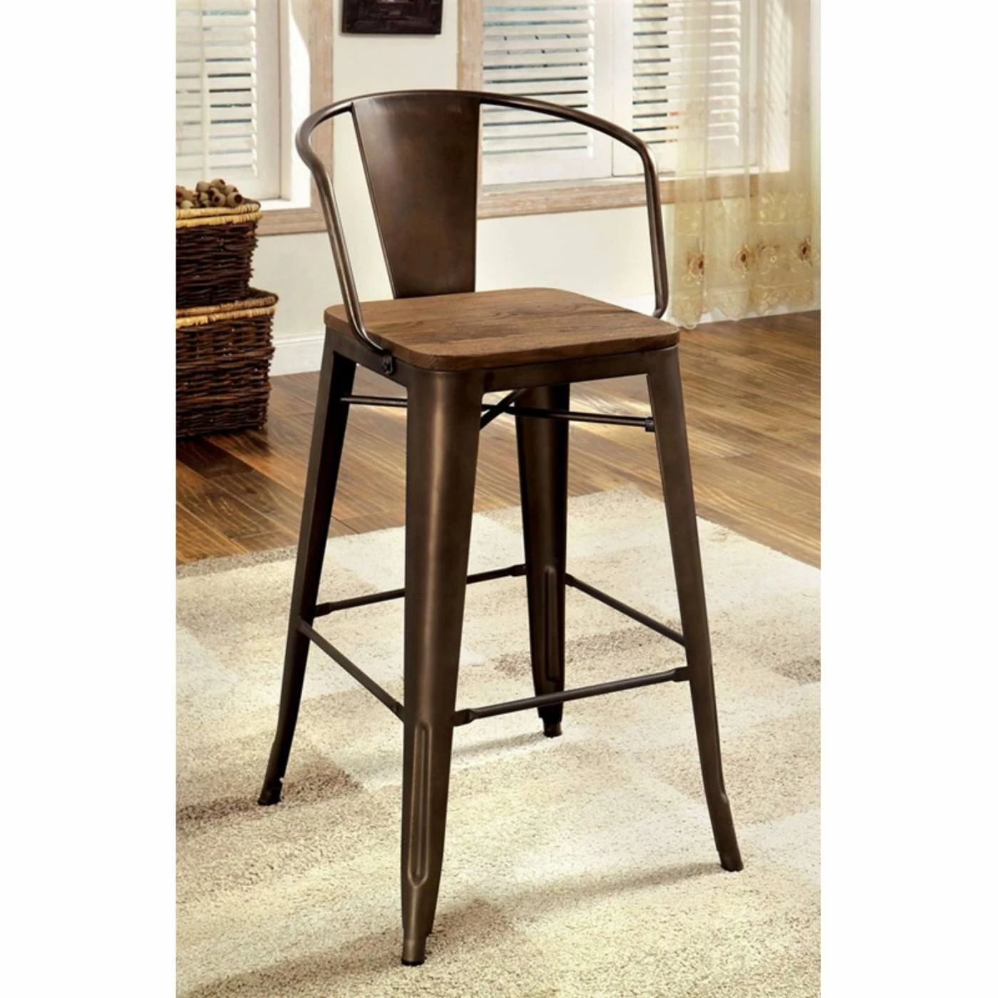 Flash Sale π― Counter Height Stools Benzara Cooper II Counter Height Chair - Set Of 2 π - Image 2