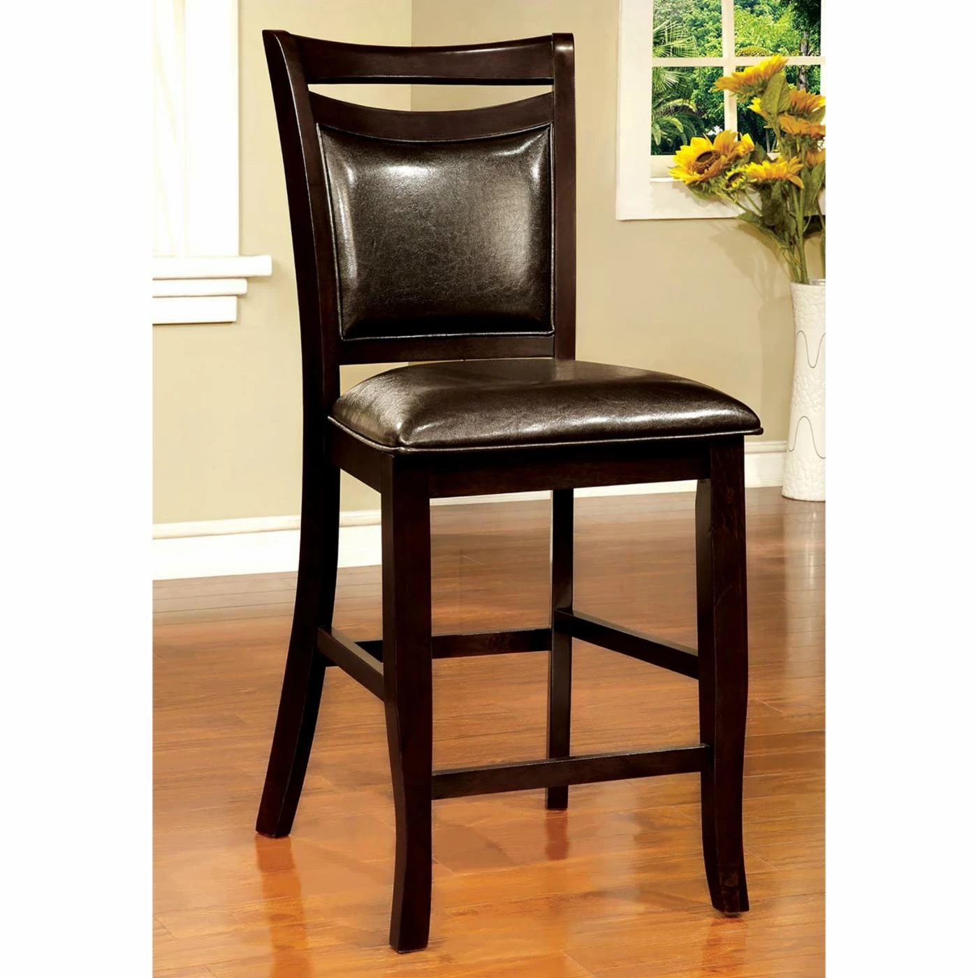 Outlet β¨ Counter Height Stools Furniture Of America Ridgeway Counter Height Side Dining Chair - Set Of 2 π - Image 2