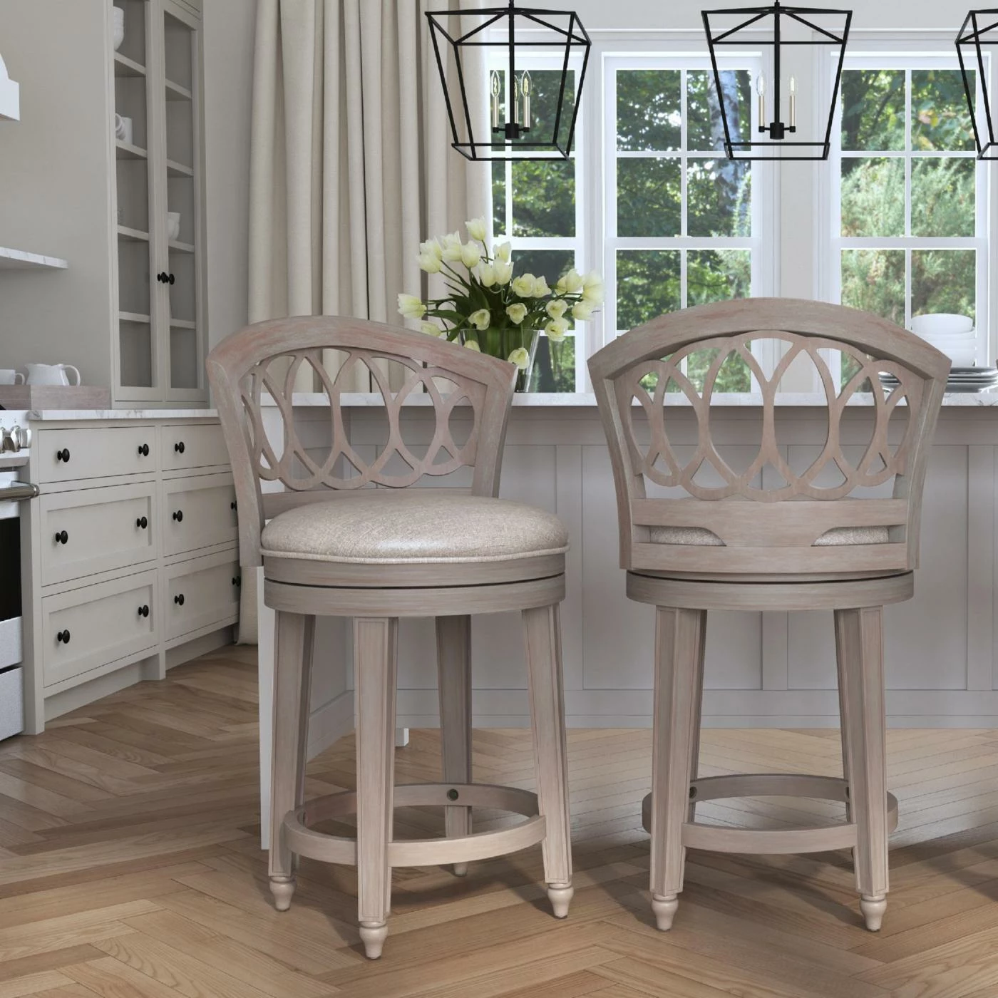 Flash Sale π€© Hillsdale Furniture Counter Height Stools Hillsdale Adelyn Swivel Counter Stool β - Image 2