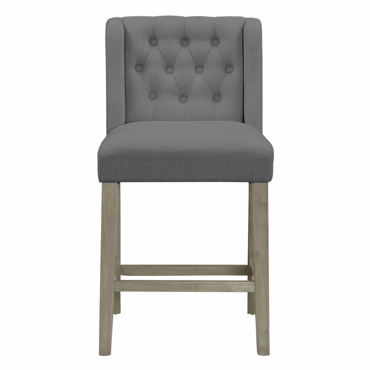 Best reviews of π Counter Height Stools Glamour Home Aled 25 In. Upholstered Tufted Counter Stool - Set Of 2 π - Image 2