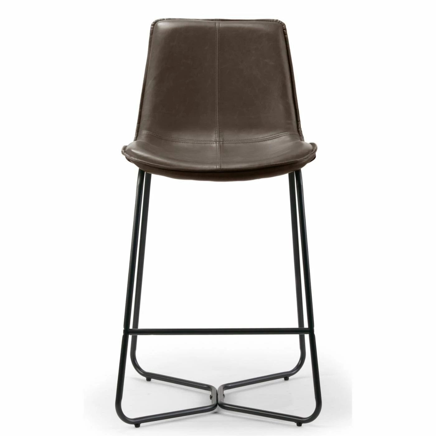 Buy π Counter Height Stools Glamour Home Amery 25.75 In. Faux Leather Counter Stool - Set Of 2 β - Image 2