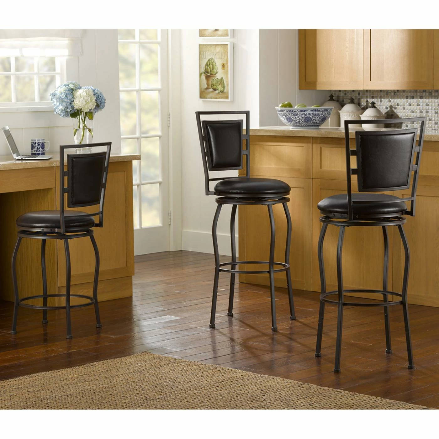 Top 10 π Counter Height Stools Linon Townsend 3 Piece Adjustable Stool Set βοΈ - Image 2