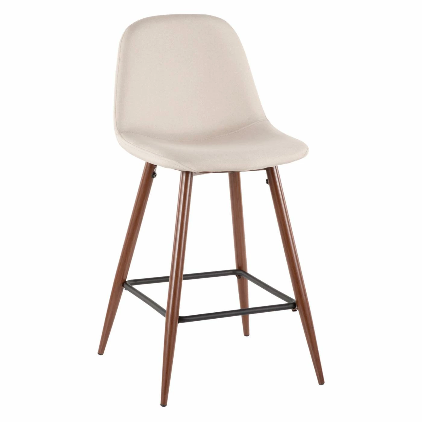 Promo β€οΈ Counter Height Stools LumiSource Pebble 24 In. Solid Back Counter Stool - Set Of 2 β - Image 2