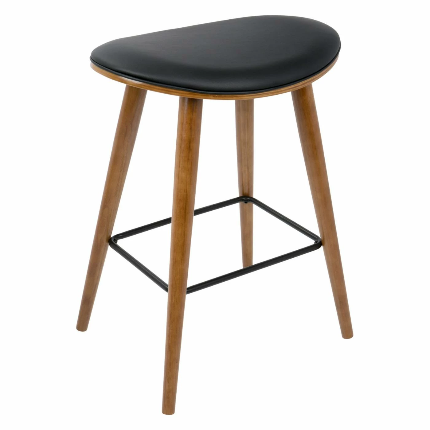 Buy β¨ Counter Height Stools LumiSource Saddle 25.75 In. Mid-Century Modern Counter Stool - Set Of 2 β - Image 2