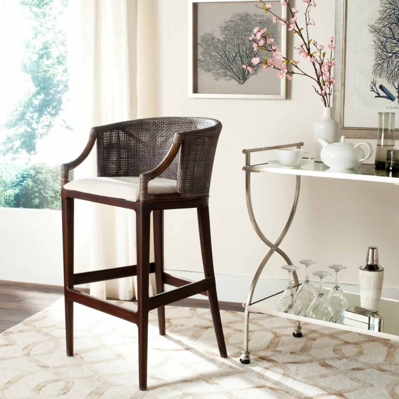 Hot Sale βοΈ Counter Height Stools Safavieh Brando 28 In. Counter Stool π - Image 2