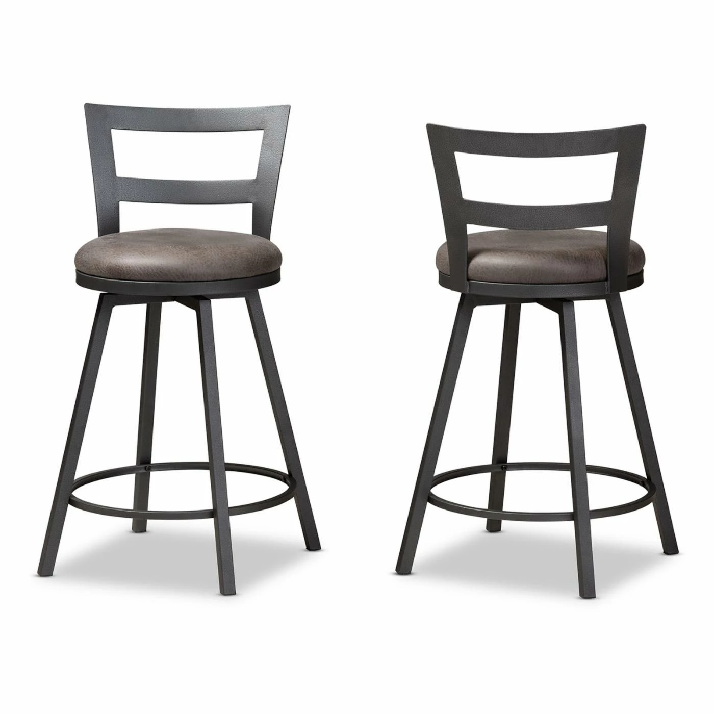 Wholesale π Counter Height Stools Baxton Studio Arjean 26 In. Counter Stool - Set Of 2 π - Image 2